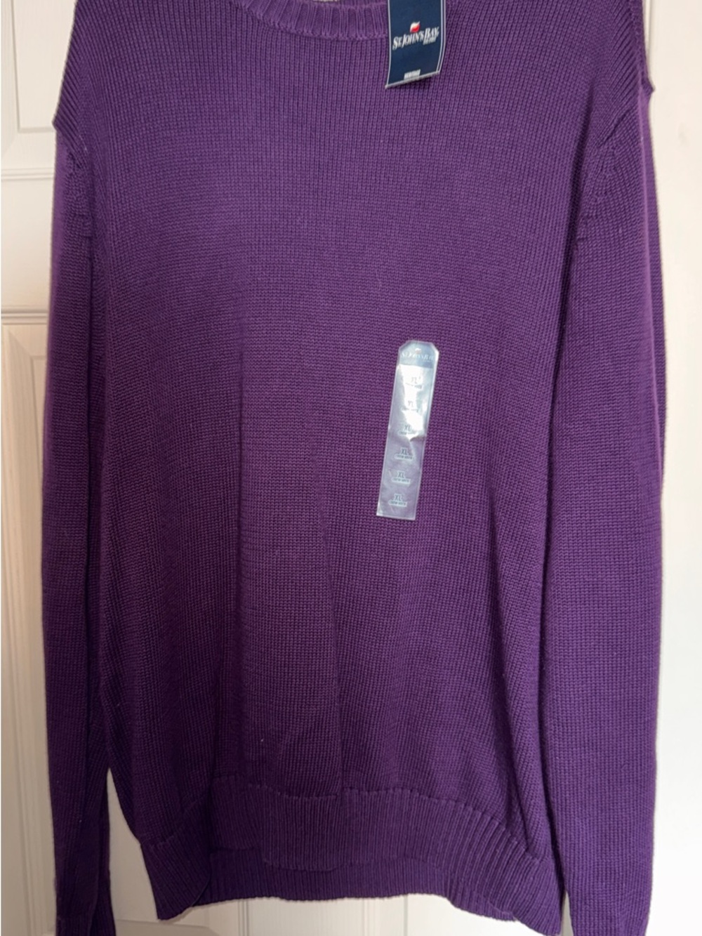 St. John's Bay Purple Crewneck Sweater